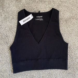 BLACK GARAGE TANK TOP